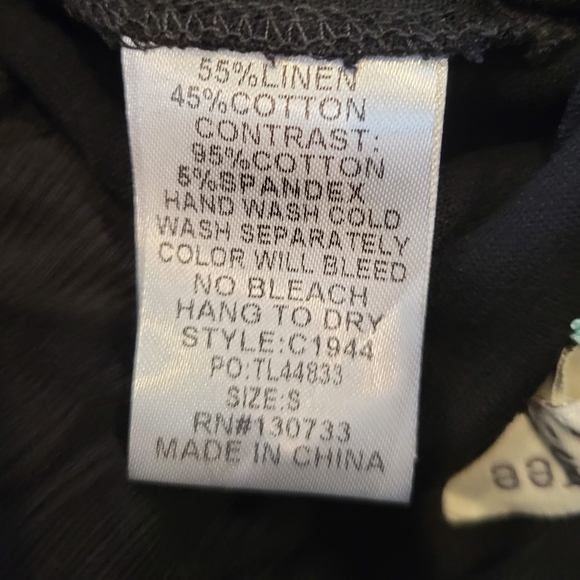 NWT Umgee Shorts Size S Black - Picture 5 of 7